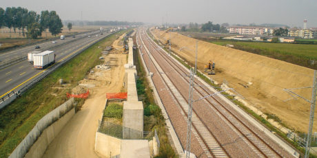 Ligne Ferroviaire à Grande vitesse MILAN-BOLOGNE Lot de Lodi (Lodi).